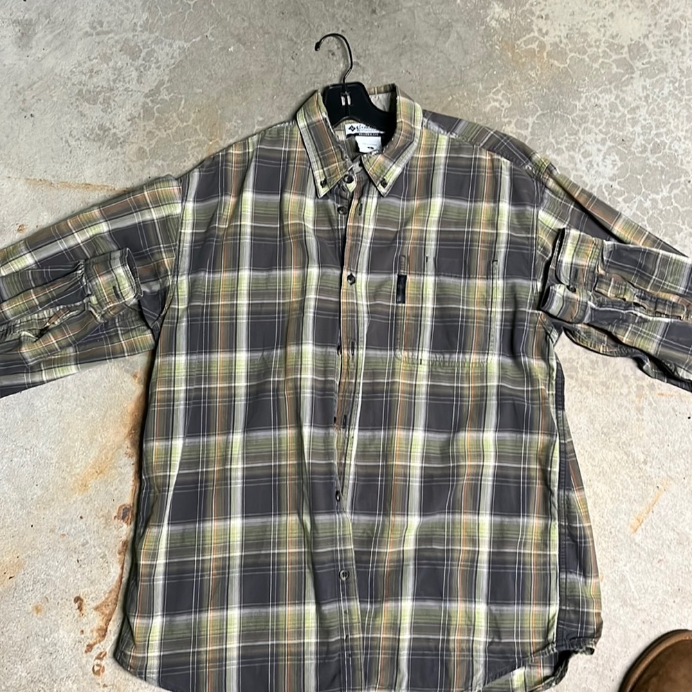 Columbia plaid flannel